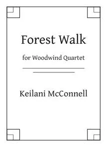 The cover for a musical composition called Forest Walk featuring square designs