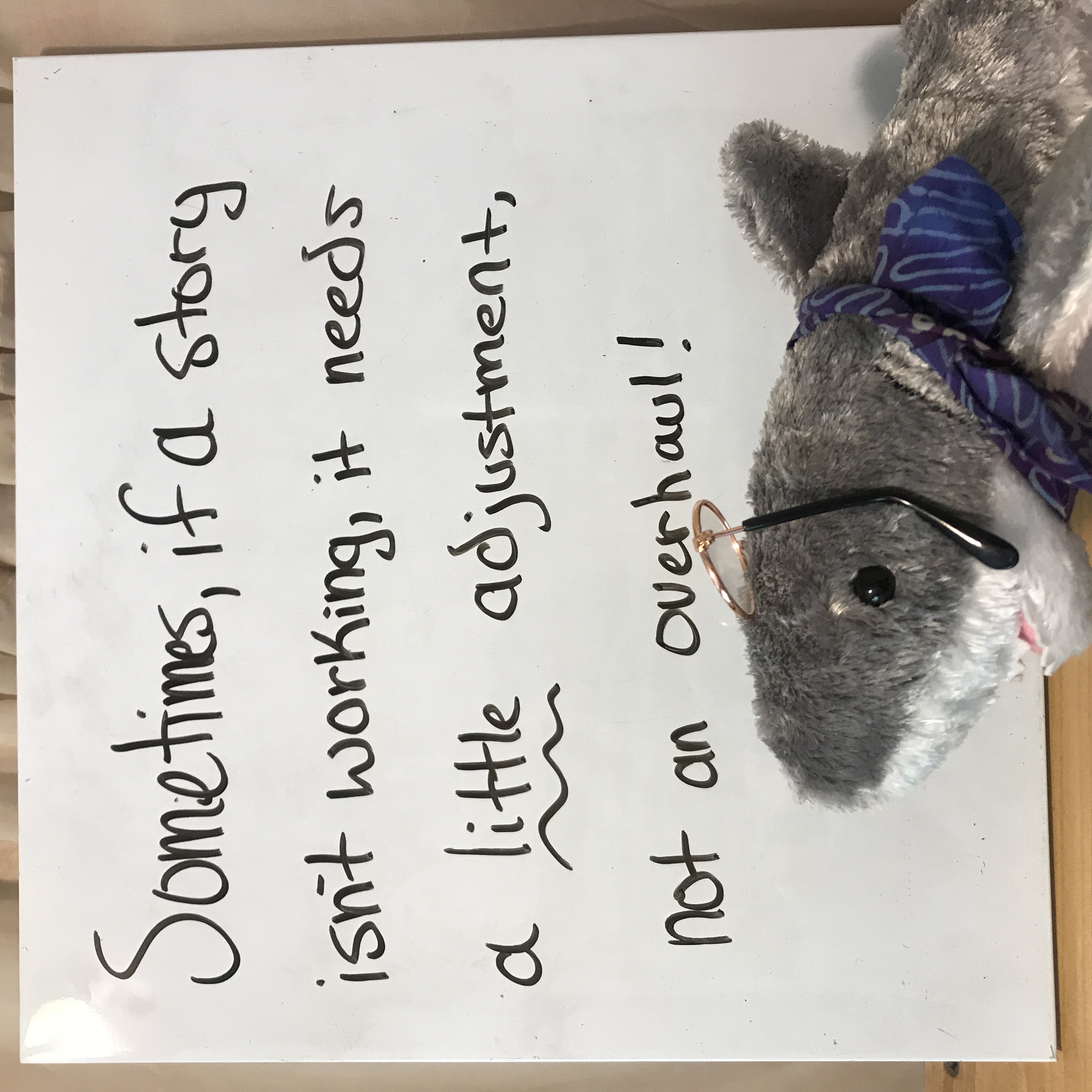 When something's not working... [by Belle the Writing Shark]